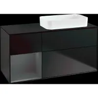 Villeroy & Boch V&B Waschtischunterschrank FINION 1200x603x501mm m Apl. Gl bl ma Regalelem