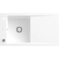 Villeroy & Boch Keramikspüle 33072FRW, Timeline 50 flat Flächenbündige Spüle - inkl.