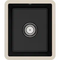 Villeroy & Boch Keramikspüle 332401J0, Subway 45 SU Unterbauspüle - inkl.