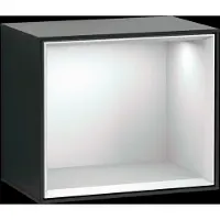 Villeroy & Boch Finion Regalmodul F58, 418 x 356 x 270 mm, Black Matt Lacquer / White Matt Lacquer