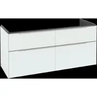 Villeroy & Boch V&B Waschtischunterschrank Subway 3.0 127,2x57,6x47,8cm, o LE/Gr Alu gl, P wh.
