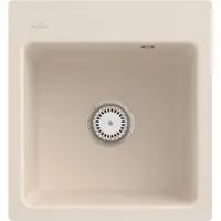 Villeroy & Boch V&B Einbauspüle SUBWAY XS FLAT 440x475mm Handbet ivory