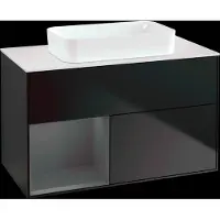 Villeroy & Boch V&B Waschtischunterschrank FINION 1000x603x501mm m Apl. Gl wh ma Regalelem