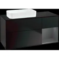 Villeroy & Boch V&B Waschtischunterschrank FINION 1200x603x501mm m Apl. Gl bl ma Regalelem