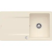 Villeroy & Boch Keramikspüle 33352FFU, Siluet 50 flat Flächenbündige Spüle - inkl.