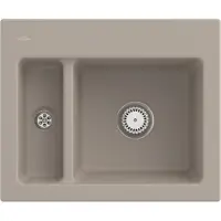 Villeroy & Boch Keramikspüle 678001AM, Subway 60 XM Einbauspüle - inkl.