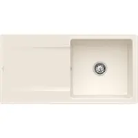 Villeroy & Boch Keramikspüle 33362FKR, Siluet 60 flat Flächenbündige Spüle - inkl.