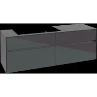 Villeroy & Boch Collaro Waschbeckenunterschrank, 4 Auszüge, wandhängend, Waschbecken links, 1600x548x500mm, C02600FP