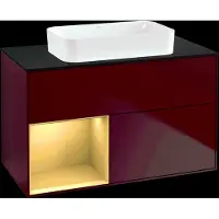 Villeroy & Boch V&B Waschtischunterschrank FINION 1000x603x501mm m Apl. Gl bl ma Regalelem