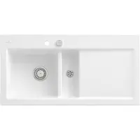 Villeroy & Boch Keramikspüle 677002RW, Subway 60 Einbauspüle - inkl.