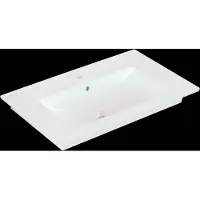 Villeroy & Boch Venticello Schrankwaschtisch 80 x 50 cm, mit 1 Hahnloch, mit Überlauf