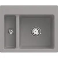 Villeroy & Boch Einbauspüle XM FLAT SUBWAY 585 x 475 mm Handbetätigung fossil