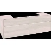 Villeroy & Boch V&B Waschtischunterschrank Collaro 160x54,8x50cm, WT mittig, white oak