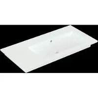 Villeroy & Boch V&B Möbelwaschtisch VENTICELLO 100x50cm, o. HL, m ÜL, rechts, weiß