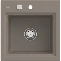 Villeroy & Boch Keramikspüle 335502TR, Subway Style 50 S Einbauspüle - inkl.