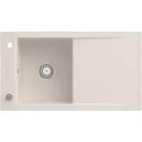 Villeroy & Boch Keramikspüle 33072FKR, Timeline 50 flat Flächenbündige Spüle - inkl.