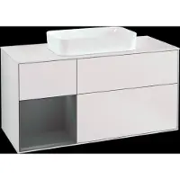Villeroy & Boch V&B Waschtischunterschrank FINION 1200x603x501 Abdpl wh Reg anth ma/wh ma