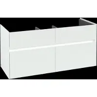 Villeroy & Boch V&B Waschtischunterschrank Collaro 115,4x54,6x44,4cm, WT mit, LED, wh. matt