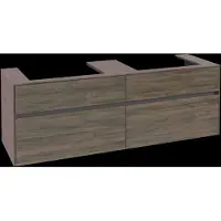 Villeroy & Boch V&B Waschtischunterschrank Collaro 160x54,8x50cm, f 2 WT, arizona oak