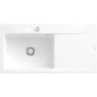 Villeroy & Boch Keramikspüle 336202KG, Subway Style 60 Einbauspüle - inkl.