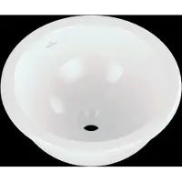 Villeroy & Boch Loop & Friends Unterbauwaschbecken rund Ø 45 cm, mit Überlauf