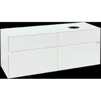 Villeroy & Boch V&B Waschtischunterschrank Collaro 140x54,8x50cm, WT rechts, Glossy White