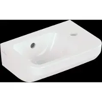 Villeroy & Boch V&B Handwaschbecken Architectura 36x26cm, 1 Hahnloch, mit Überlauf, weiß