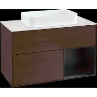 Villeroy & Boch V&B Waschtischunterschrank FINION 1000x603x501mm m Apl. Gl wh ma Regalelem