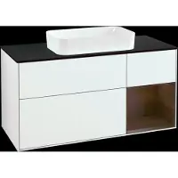 Villeroy & Boch V&B Waschtischunterschrank FINION 1200x603x501mm m Apl. Gl bl ma Regalelem
