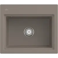 Villeroy & Boch Keramikspüle 336A01TR, Subway Style 60 S Einbauspüle - inkl.