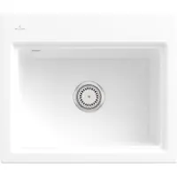Villeroy & Boch Keramikspüle 336A01R1, Subway Style 60 S Einbauspüle - inkl.