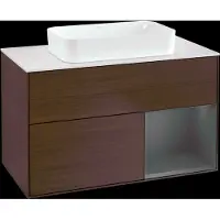 Villeroy & Boch V&B Waschtischunterschrank FINION 1000x603x501mm m Apl. Gl wh ma Regalelem