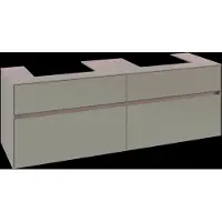Villeroy & Boch Collaro Waschbeckenunterschrank, für 2 Waschbecken, Wandmontage, 1600x548x500mm, C02100VM