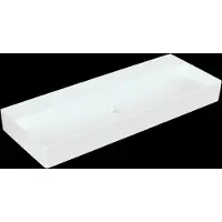 Villeroy & Boch Memento 2.0 Wandwaschbecken, ohne Hahnloch, ohne Überlauf, ungeschliffen, 1200x470mm, 4A22C3RW
