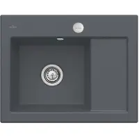 Villeroy & Boch Keramikspüle 331202i4, Subway 45 Compact Einbauspüle - inkl.