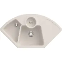 Villeroy & Boch Keramikspüle 670801KR, Solo Eck Eckspüle - inkl.