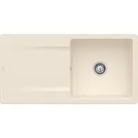 Villeroy & Boch Keramikspüle 33362FFU, Siluet 60 flat Flächenbündige Spüle - inkl.