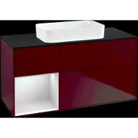 Villeroy & Boch V&B Waschtischunterschrank FINION 1200x603x501mm m Apl. Gl bl ma Regalelem