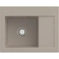 Villeroy & Boch Keramikspüle 331201AM, Subway 45 Compact Einbauspüle - inkl.