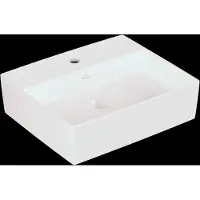 Villeroy & Boch V&B Aufsatzwaschtisch Memento 2.0 Hahnl., o. ÜL, st. white C-plus, 50x42cm