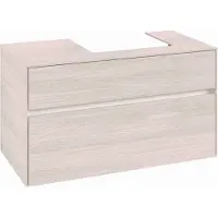 Villeroy & Boch V&B Waschtischunterschrank Collaro 100x54,8x50cm, WT rechts, white oak
