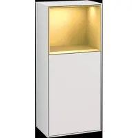 Villeroy & Boch V&B Seitenschrank Finion 41,8x93,6cm, re, Reg ob gol m, wh. m Lac