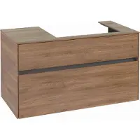 Villeroy & Boch V&B Waschtischunterschrank Collaro 100x54,8x50cm, WT rechts, kansas oak