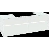 Villeroy & Boch V&B Waschtischunterschrank Collaro 160x54,8x50cm, WT mi, LED 12W, wh. ma