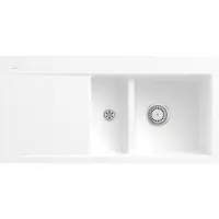 Villeroy & Boch Keramikspüle 67121FRW, Subway 60 flat Flächenbündige Spüle - inkl.