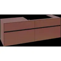 Villeroy & Boch V&B Waschtischunterschrank Collaro 160x54,8x50cm, WT r, LED 12W, wine r