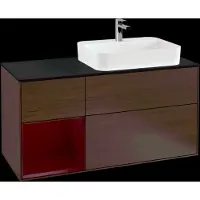 Villeroy & Boch V&B Waschtischunterschrank FINION 1200x603x501 Abdpl bl Reg Peony/Wln Ve
