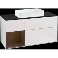 Villeroy & Boch V&B Waschtischunterschrank FINION 1200x603x501mm m Apl. Gl bl ma Regalelem