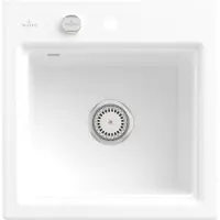 Villeroy & Boch Keramikspüle 335A02R1, Subway Style 50 S Einbauspüle - inkl.