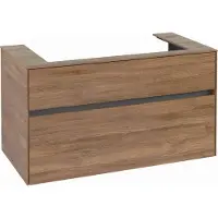 Villeroy & Boch V&B Waschtischunterschrank Collaro 100x54,8x50cm, WT mittig, kansas oak